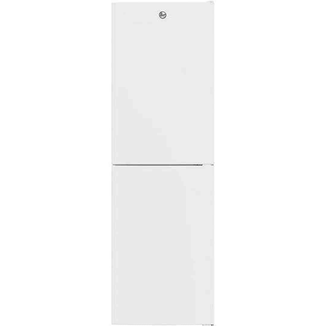 Hoover 50/50 Low Frost Fridge Freezer - White - front view with doors closed