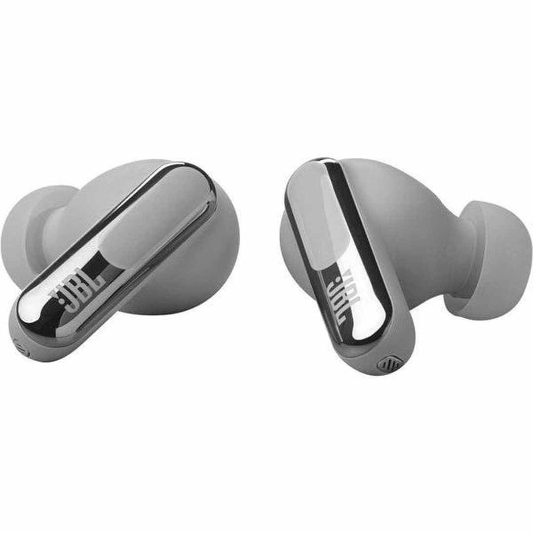 JBL Live Beam 3 10mm Hi-Res Wireless Earbuds - Silver | JBLLIVEBEAM3SIL JBL Earbuds Euronics Ireland
