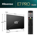 Hisense E7N Pro 65" 4K UHD QLED Smart TV | 65E71NQPRO Hisense TV Euronics Ireland