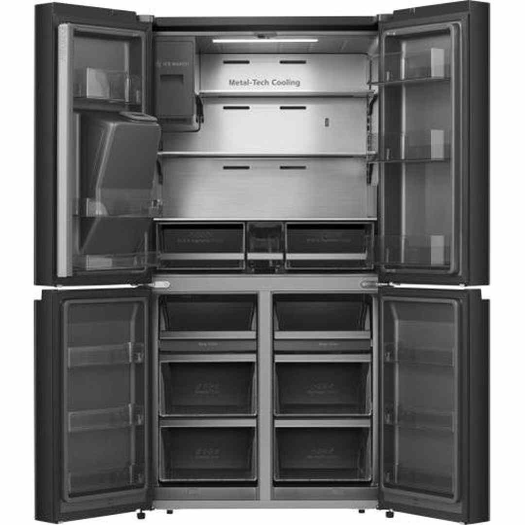 Hisense PureFlat American Smart Fridge Freezer | RQ760N4SBFE Hisense Fridge Freezer Euronics Ireland