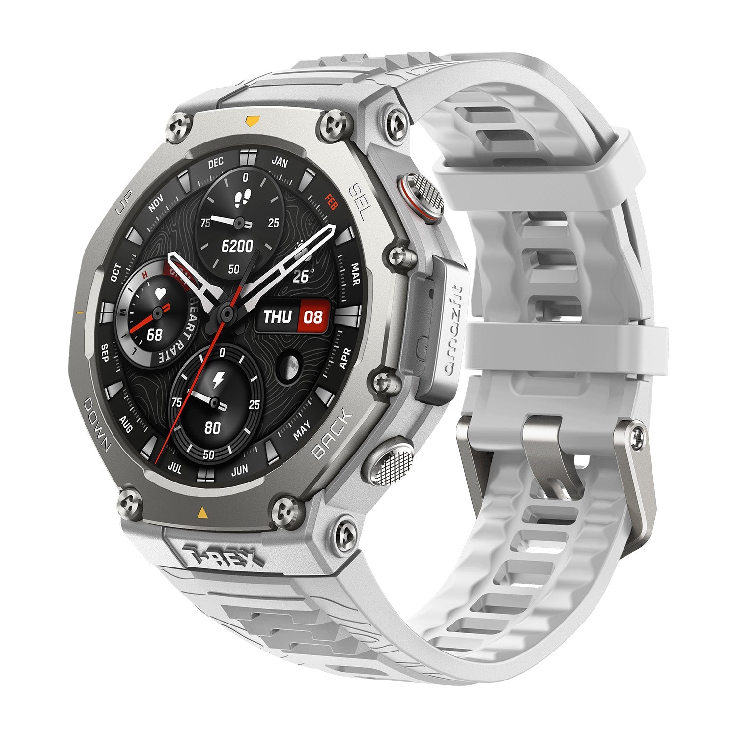 Amazfit T-Rex 3 Rugged GPS Smartwatch – Haze Gray | T-Rex 3