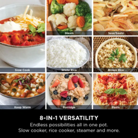 Ninja Foodi PossibleCooker 8-in-1 Rice & Slow Cooker 6L Midnight Blue product image