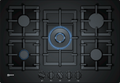 NEFF N 70 T27CS59S0 75cm 5 burner gas hob in Black