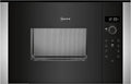 NEFF N50 HLAWD23N0B built-in microwave oven in Black with stainless steel door trim