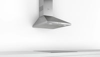 Bosch Series 2 60cm pyramid chimney cooker hood in Stainless Steel