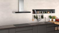 NEFF N 50 90cm wall-mounted chimney cooker hood in Stainless Steel