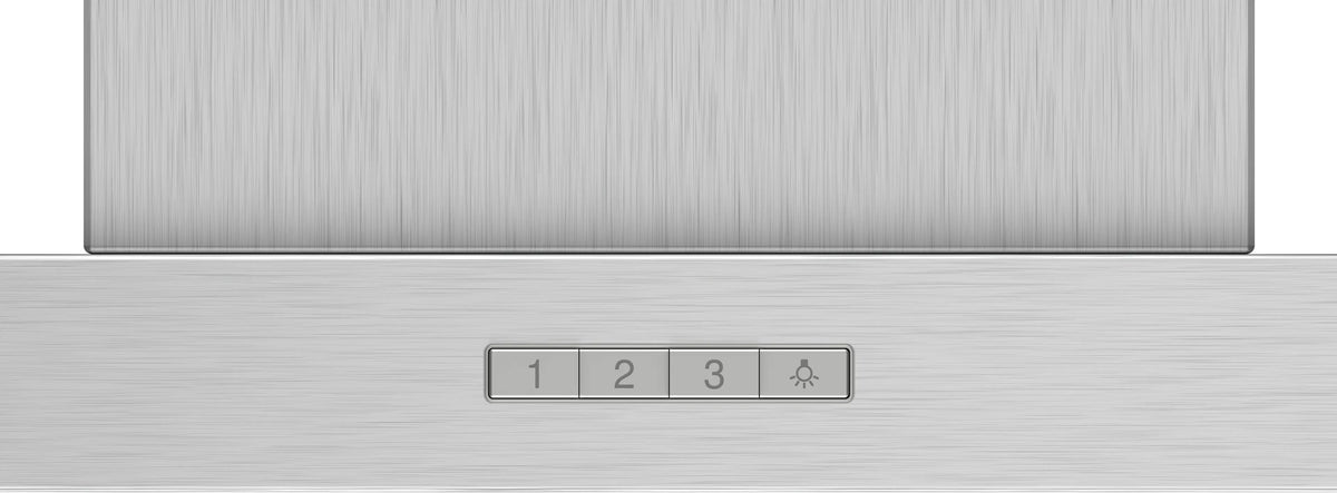 Bosch Series 2 60cm box-design chimney cooker hood in Stainless Steel