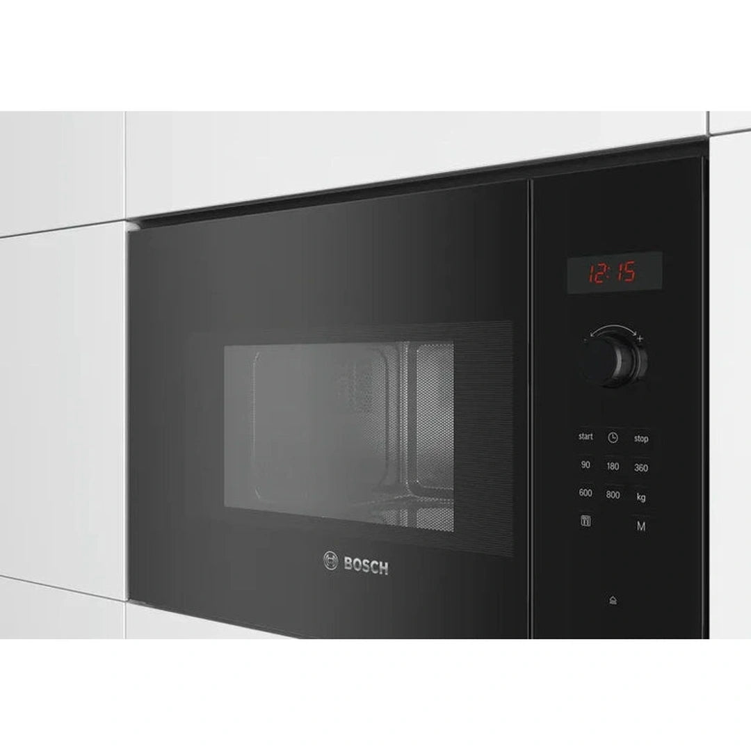 Bosch 800W Integrated Black Microwave | BFL523MB0B Bosch Microwave Euronics Ireland
