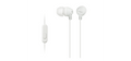 Sony MDR-EX15AP Wired In-Ear Earphones with Microphone - White - official product image