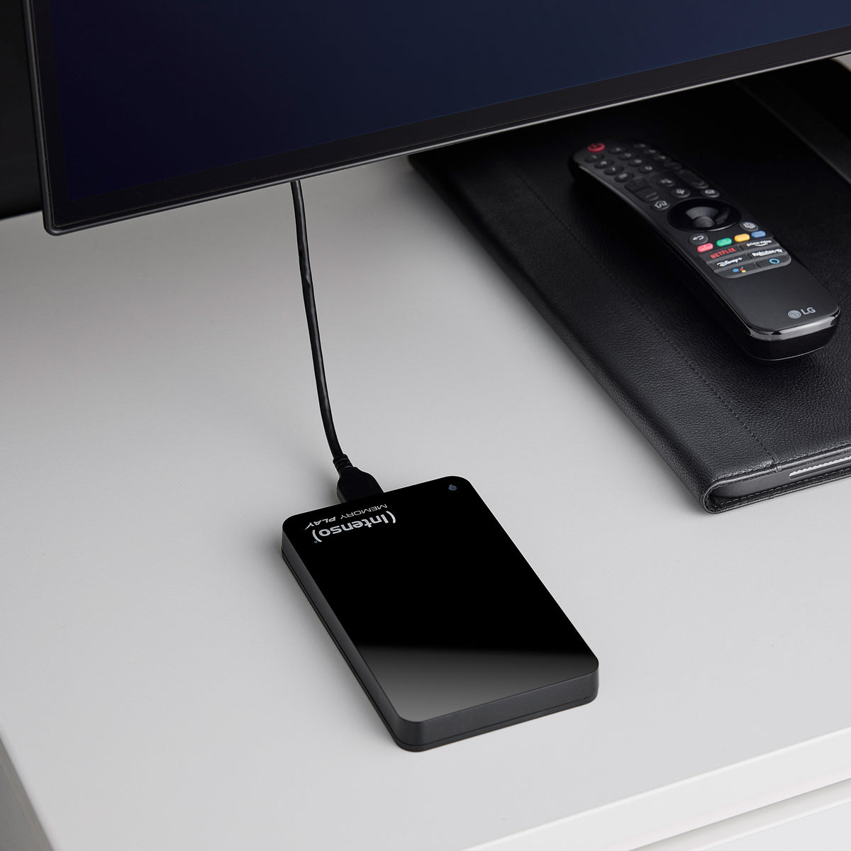 Intenso Memory Play 1TB 2.5-inch External TV Hard Drive, USB 3.2 - Black - view 5