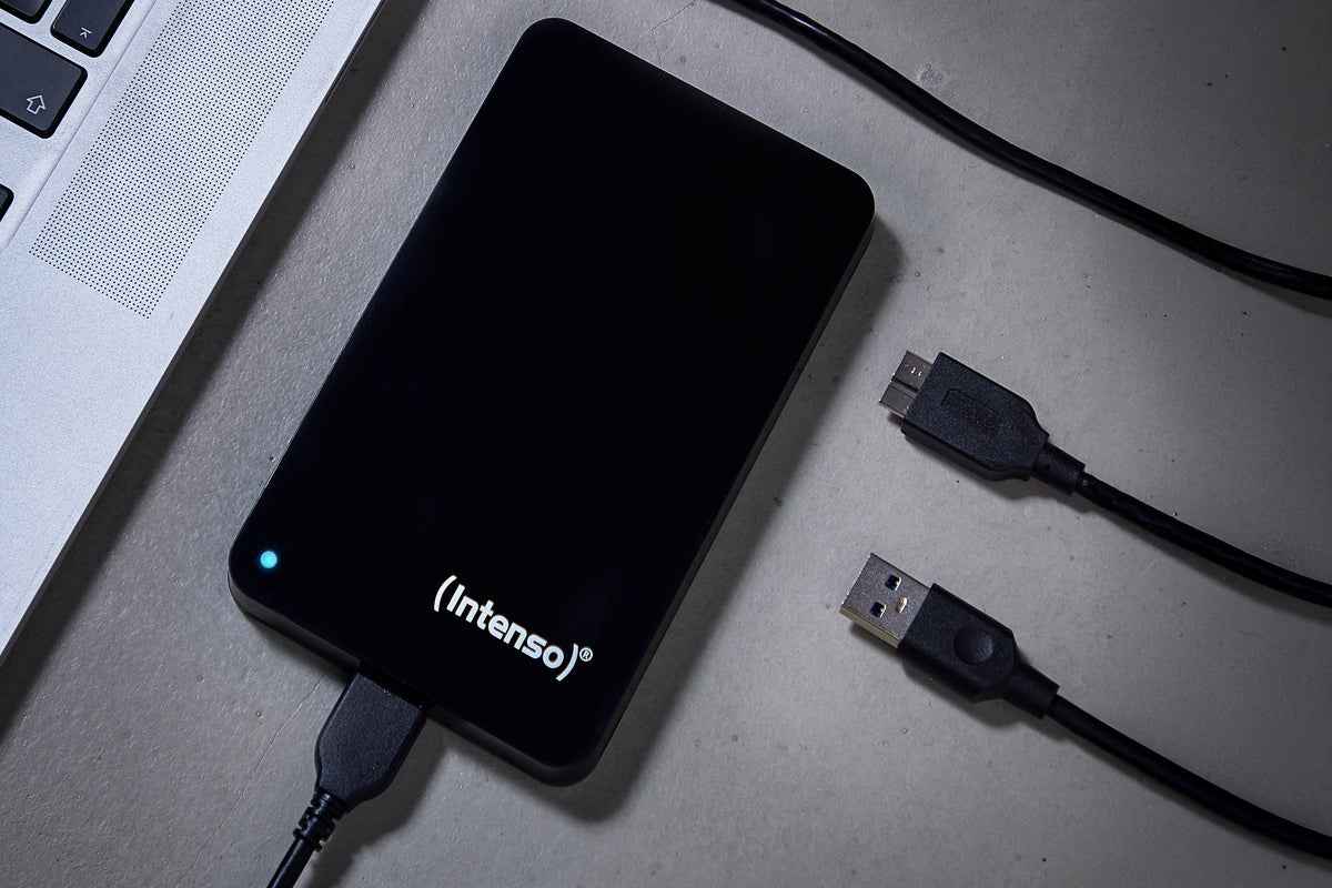 Intenso Memory Case 1TB 2.5-inch Portable Hard Drive, USB 3.2 - Black - view 6
