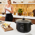Morphy Richards Slow Cooker Easy Time 6.5L Black product image