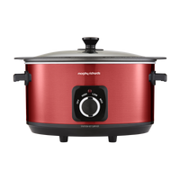 Morphy Richards Slow Cooker Accents Sear & Stew 6.5L Red product image