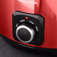 Morphy Richards Slow Cooker Accents Sear & Stew 6.5L Red product image