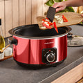 Morphy Richards Slow Cooker Accents Sear & Stew 6.5L Red product image