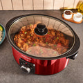 Morphy Richards Slow Cooker Accents Sear & Stew 6.5L Red product image