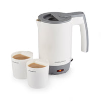 Morphy Richards Compact Travel Kettle 0.5L White & Grey product image
