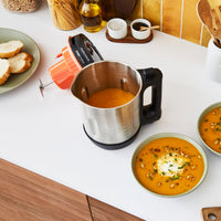 Morphy Richards Compact Soup Maker 1L Stainless Steel & Black product image
