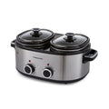 Morphy Richards Slow Cooker DuoServe 3.8L Brushed Stainless Steel product image