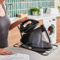 Morphy Richards Easy Steam Steam Generator Iron 6 Bar Blue & White product image