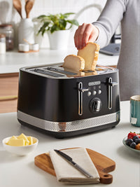 Morphy Richards Illumination Toaster 4-Slice Matt Black product image