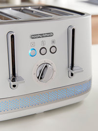 Morphy Richards Illumination Toaster 4-Slice White product image