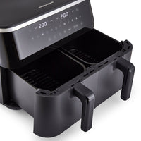 Morphy Richards Shadow Air Fryer Dual Basket 9L Black product image