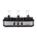 Morphy Richards Slow Cooker TrioServe 3.9L Stainless Steel product image