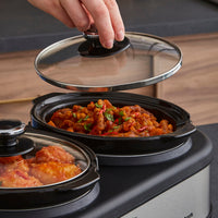 Morphy Richards Slow Cooker TrioServe 3.9L Stainless Steel product image