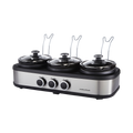 Morphy Richards Slow Cooker TrioServe 3.9L Stainless Steel product image