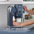 Ninja CREAMi Scoop & Swirl Soft Serve Maker - Navy - easy soft serve at home