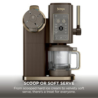 Ninja CREAMi Scoop & Swirl Soft Serve Maker - Mocha - scoop or soft serve