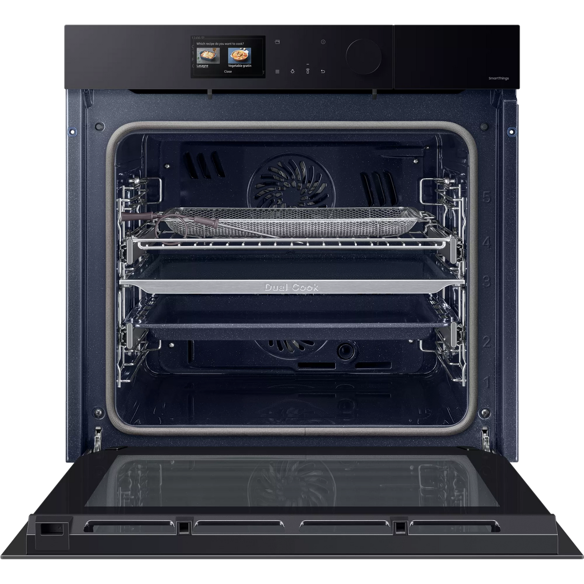 Samsung Series 7 Dual Cook Steam Oven w/ AI Pro Cooking - Clean Black | NV7B7997AAK/U4 Samsung Oven Euronics Ireland