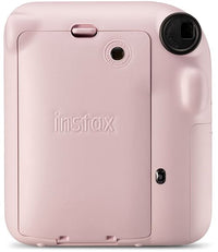 FUJIFILM instax mini 12 Instant Camera Blossom Pink - three-quarter view