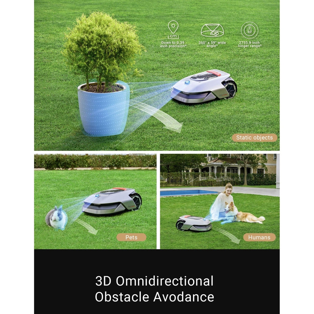 Dreame Robotic Mower A1 Pro with 3D Omnidirectional Obstacle Avoidance | MLLA7210 Dreame Robot Lawnmower Euronics Ireland