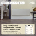 Mill Invisible Smart WiFi Panel Heater 1300W White product image