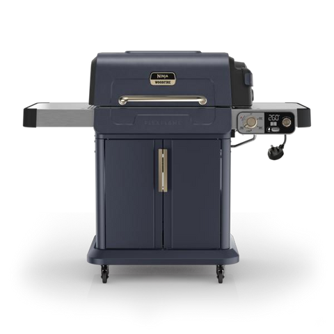 Ninja FlexFlame Outdoor Cooking System 5-in-1 Grill & Smoker | PG301UKBL