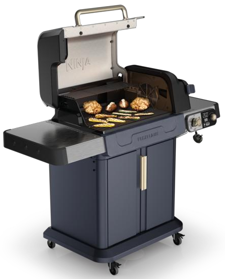 Ninja FlexFlame Outdoor Cooking System 5-in-1 Grill & Smoker | PG301UKBL | PRE-ORDER