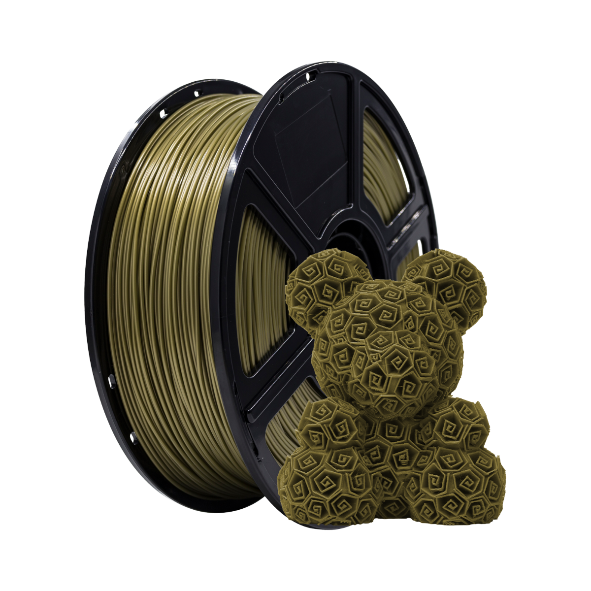Flashforge PLA Basic 3D Printing Filament 1.75mm 1kg - Gold - 1kg spool