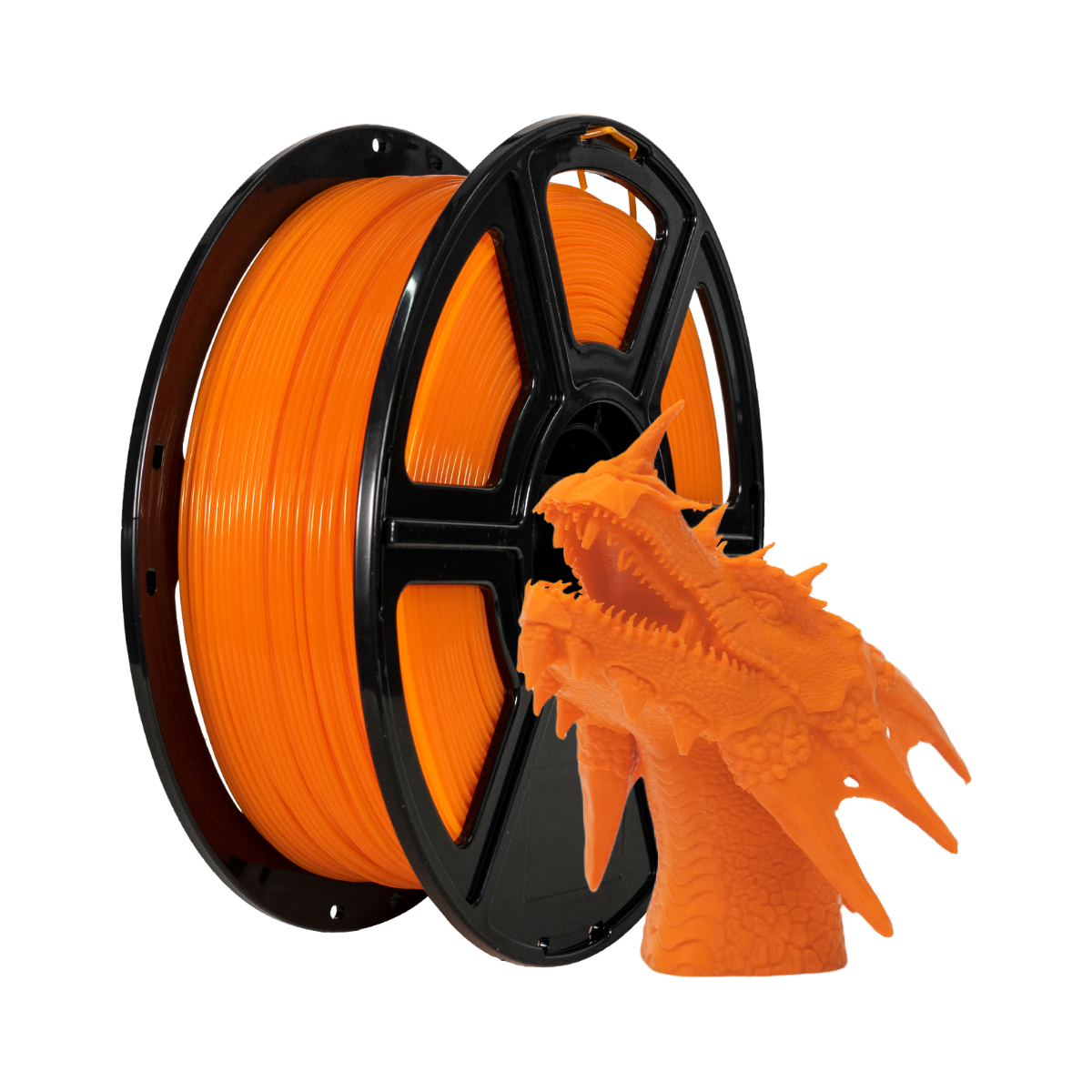 Flashforge PLA Basic 3D Printing Filament 1.75mm 1kg - Orange - 1kg spool