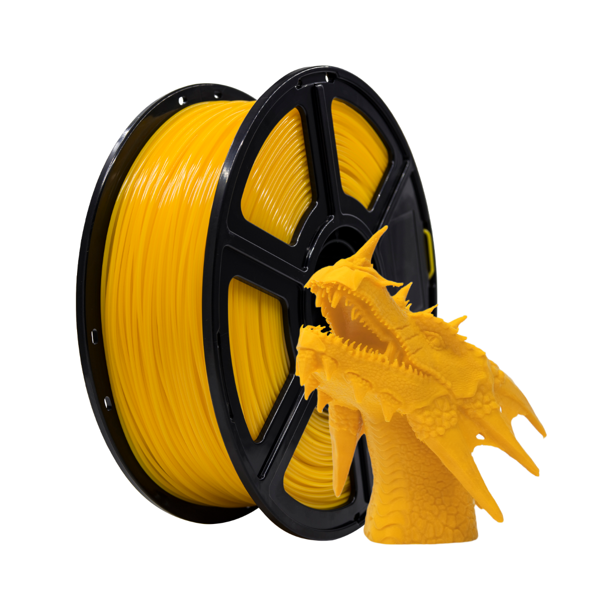 Flashforge PLA Basic 3D Printing Filament 1.75mm 1kg - Yellow - 1kg spool