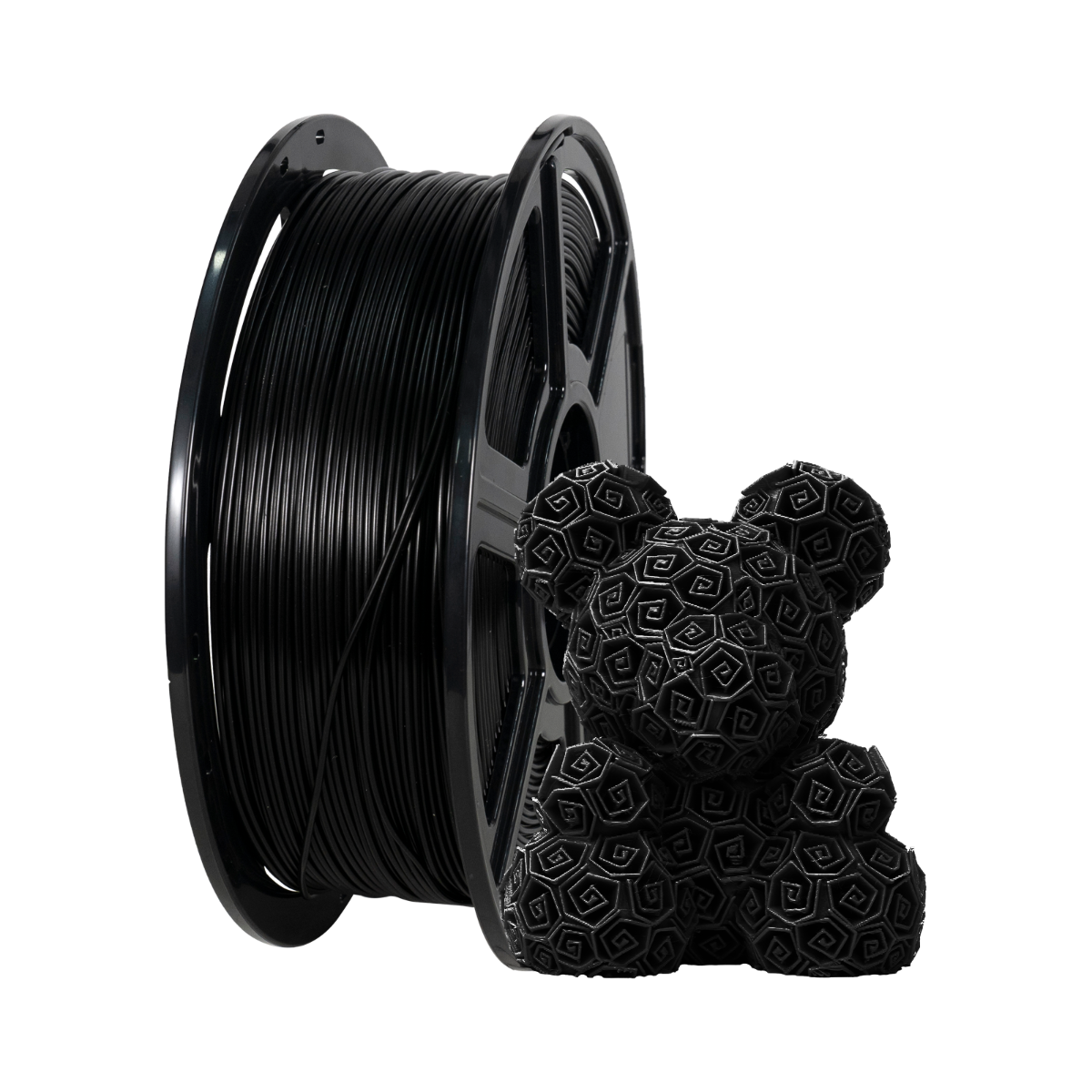 Flashforge PLA Basic 3D Printing Filament 1.75mm 1kg - Black - 1kg spool