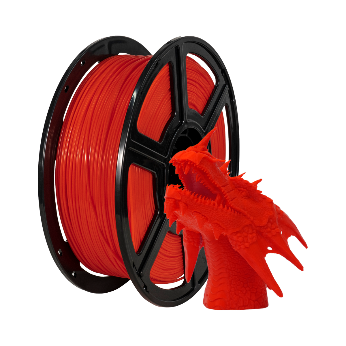 Flashforge PLA Basic 3D Printing Filament 1.75mm 1kg - Red - 1kg spool