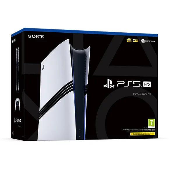 Sony PlayStation 5 Pro 2TB Digital Gaming Console – White & Black