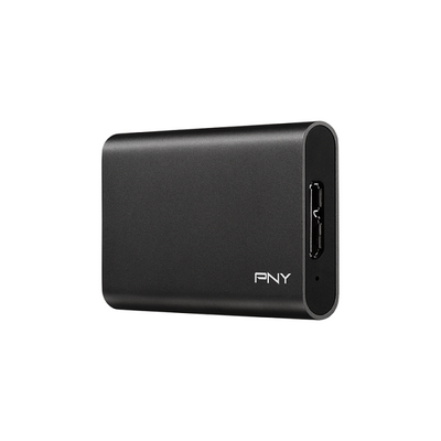PNY Elite USB 3.1 Gen 1 Portable SSD, read up to 430 MB/s and write up to 400MB/s, 240GB - PSD1CS1050-240-FFS