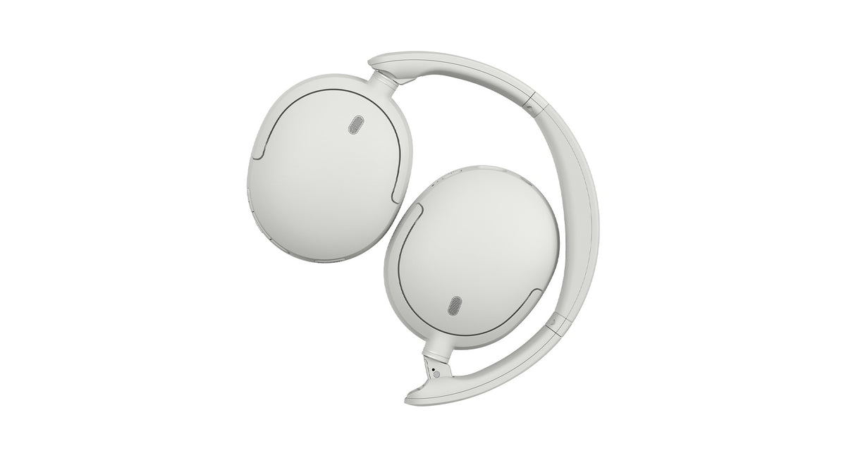 Sony WH-CH730N Wireless Noise Cancelling Headphones - White - folded