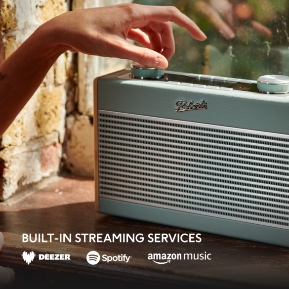 Roberts Rambler Max DAB+/FM/Internet Smart Radio in Duck Egg