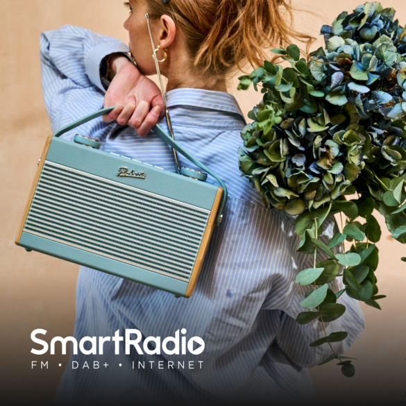 Roberts Rambler Max DAB+/FM/Internet Smart Radio in Duck Egg