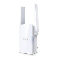 TP-Link RE705X AX3000 Wi-Fi 6 Range Extender — product view, angled