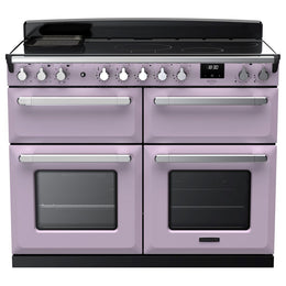 Rangemaster Estel Deluxe 110cm Induction Range Cooker - Heather with Chrome Trim | ESDLB110EIPHTH/CM1